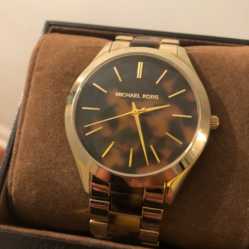 Michael Kors Slim Runway Gold/Tort